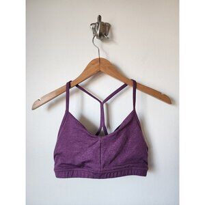 Fleo Reinette purple racerback sports bra L